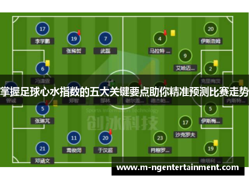 掌握足球心水指数的五大关键要点助你精准预测比赛走势